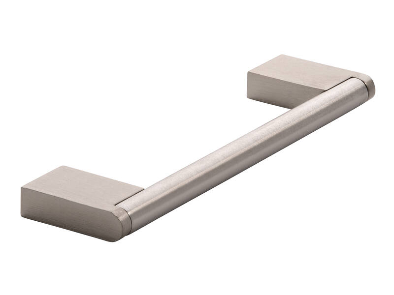 Meubelgreep RVS 128mm zamac voeten 148x10x38mm