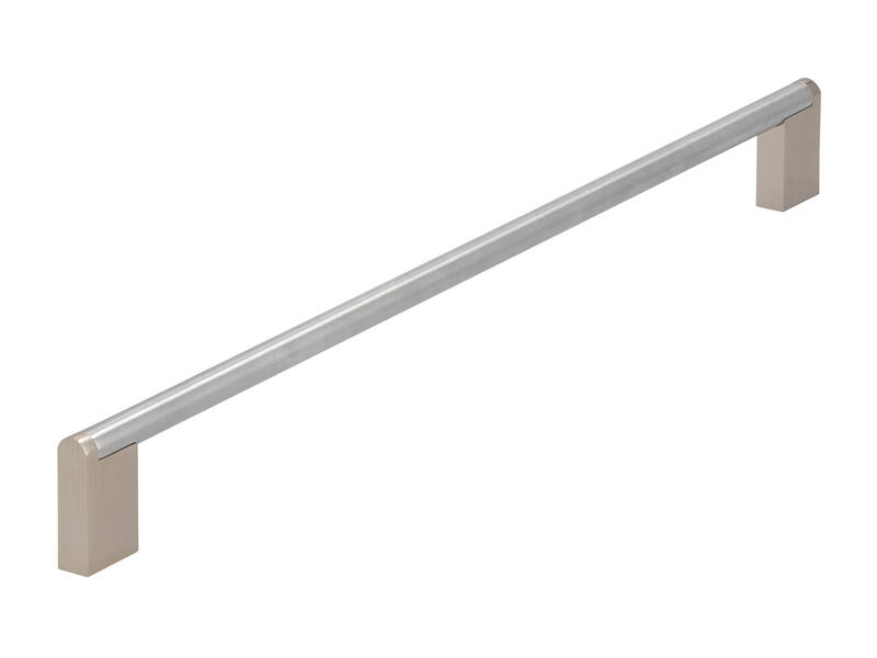 Meubelgreep RVS 352mm zamac voeten 372x10x38mm