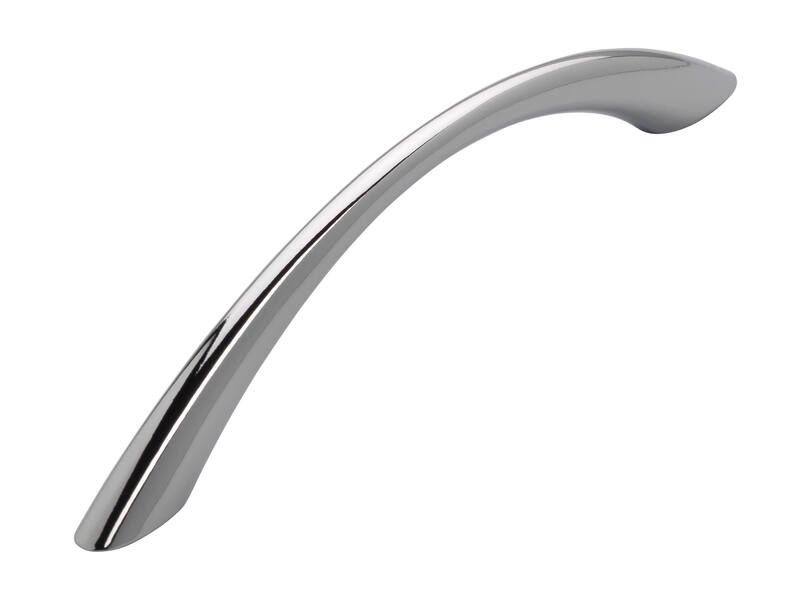 Meubelgreep chroom boog 128mm 163x10x28mm