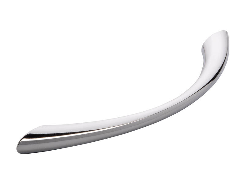 Meubelgreep chroom boog 128mm 163x10x28mm
