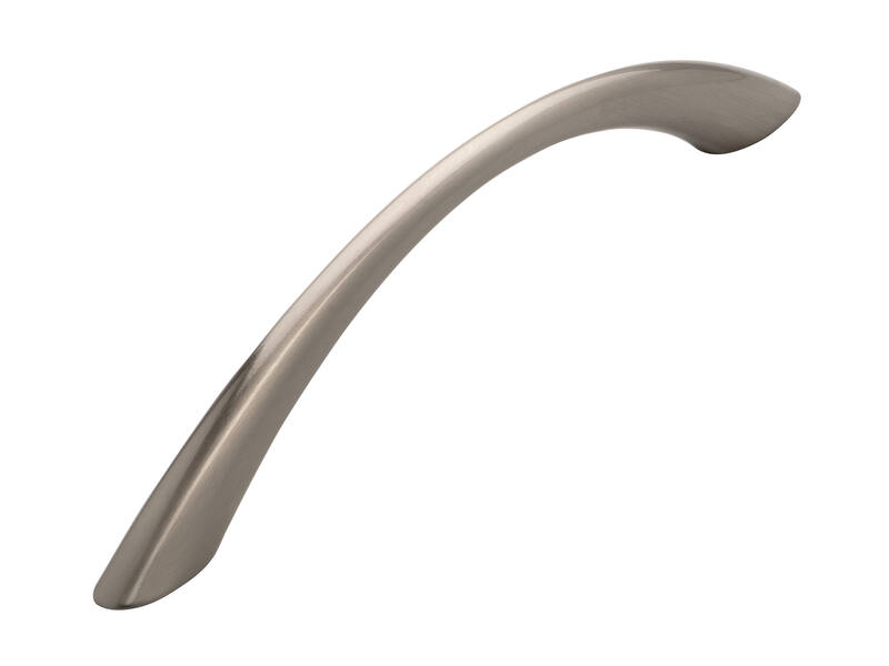Meubelgreep RVS look boog 128mm 163x10x28mm