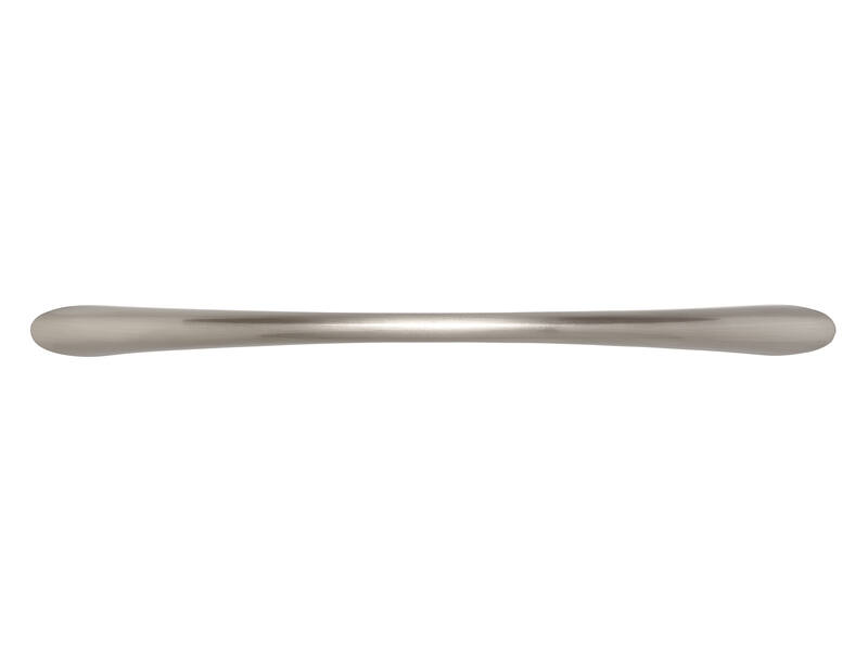 Meubelgreep RVS look boog 128mm 163x10x28mm