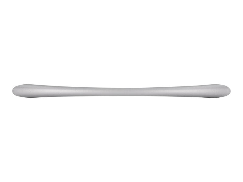 Meubelgreep aluminium look boog 128mm 163x10x28mm