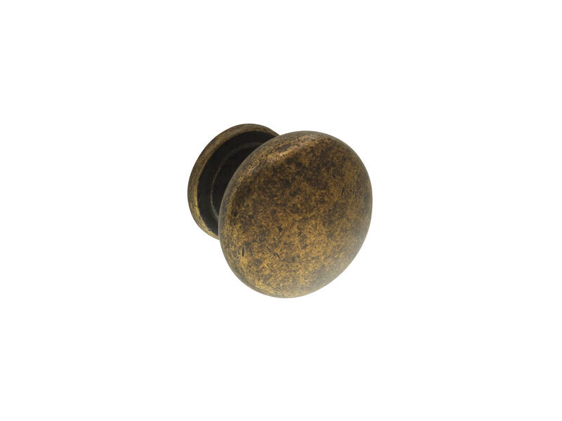 Meubelknop brons look 33mm 32x32x28mm