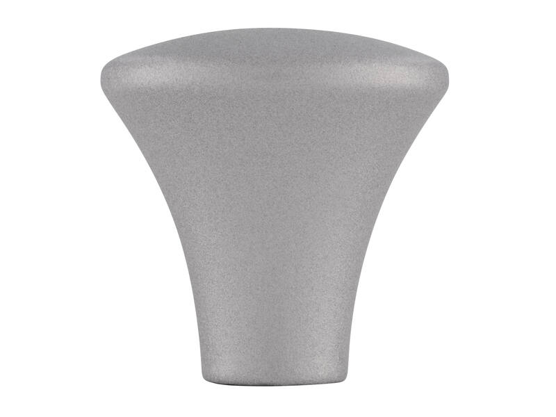 Meubelknop aluminium look 24mm 24x24x24mm