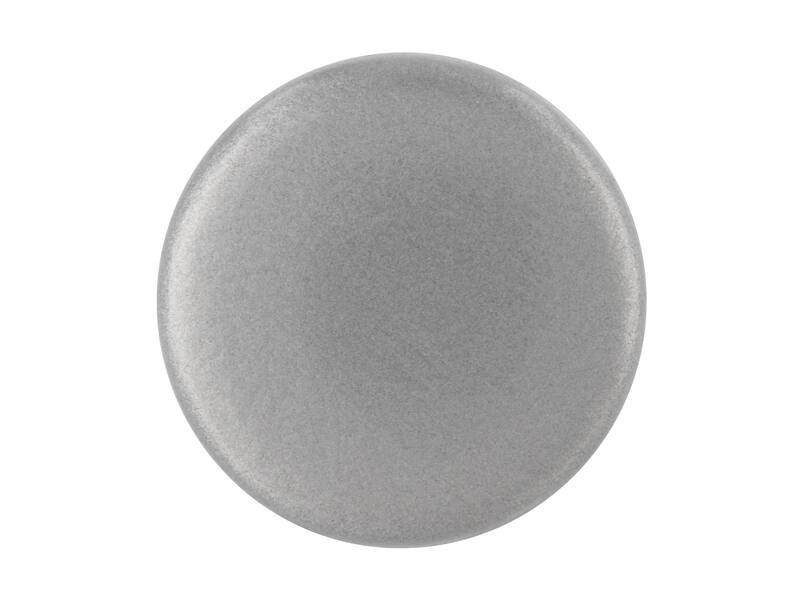 Meubelknop aluminium look 12mm 12x12x26mm