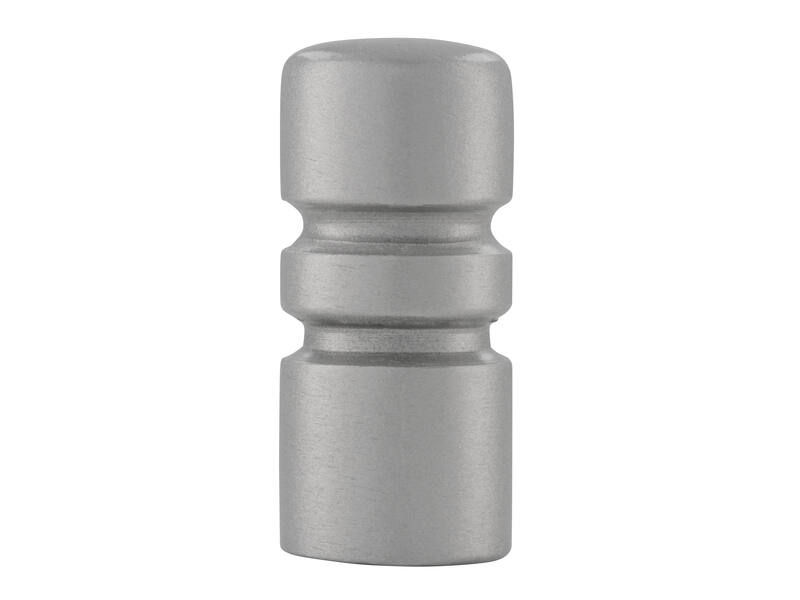 Meubelknop aluminium look 12mm 12x12x26mm