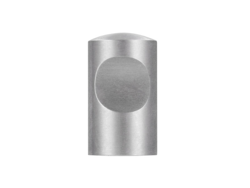 Meubelknop RVS 15mm 15x15x26mm