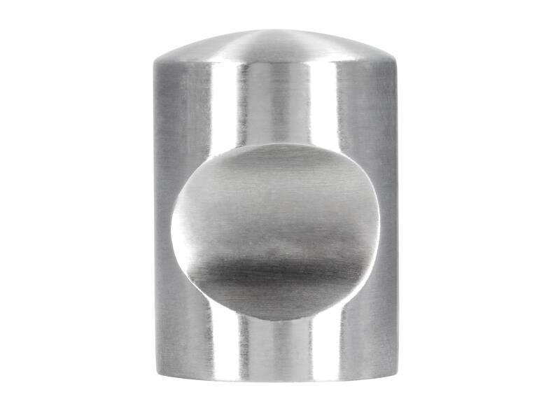 Meubelknop RVS 20mm 20x20x28mm