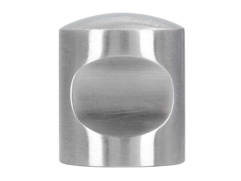 Meubelknop RVS 25mm 25x25x30mm