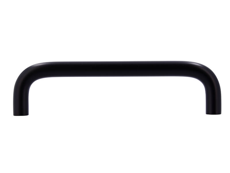 Meubelgreep Zwart U-model 96mm 104x8x27mm