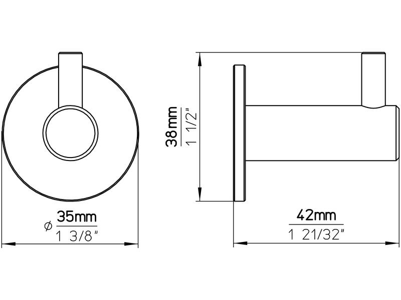 Jashaak RVS 42mm 38x35x42mm