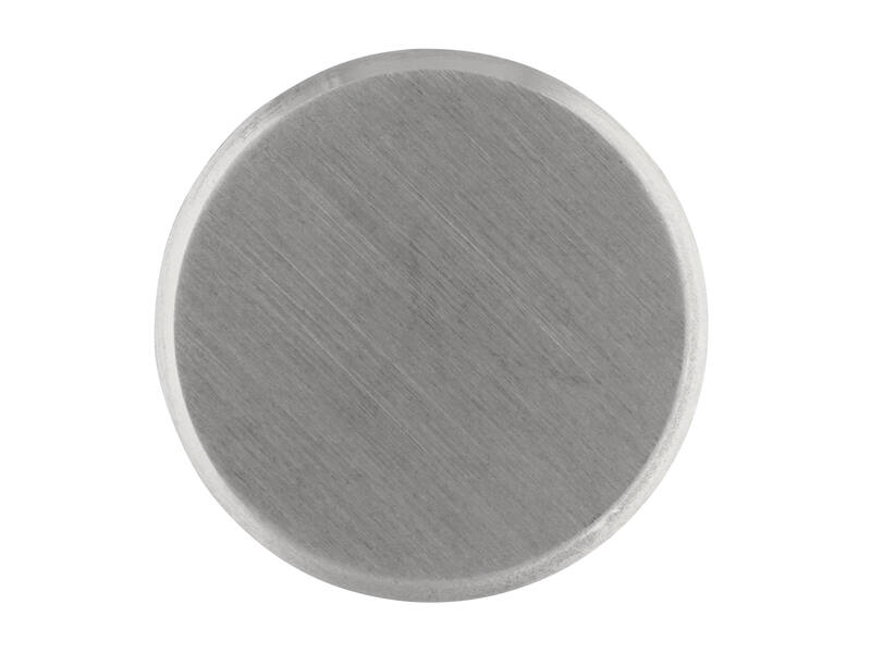 Meubelknop RVS 18mm 18x18x27mm