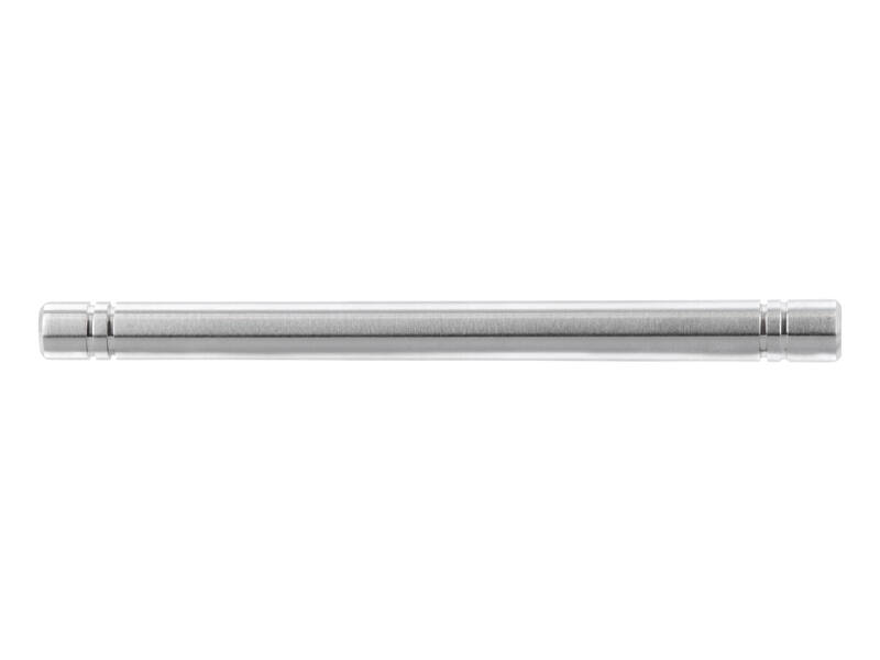 Meubelgreep RVS T-model 96mm met groef 132x10x26mm