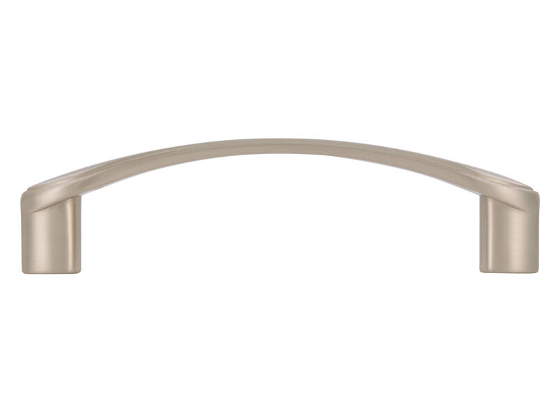 Meubelgreep RVS look gebogen 96mm 112x15x30mm
