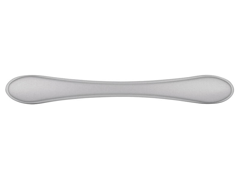 Meubelgreep aluminium look 96mm 112x15x30mm