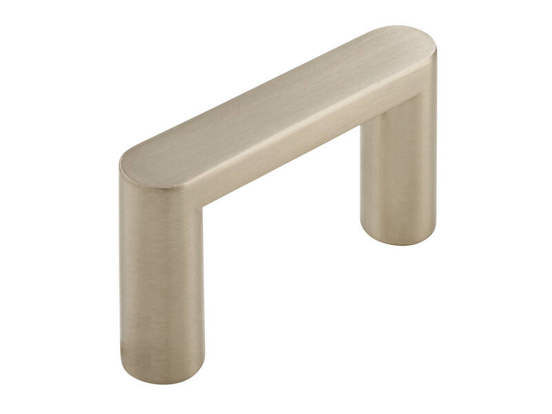 Meubelgreep RVS look zamac U-model 32mm 40x8x24mm