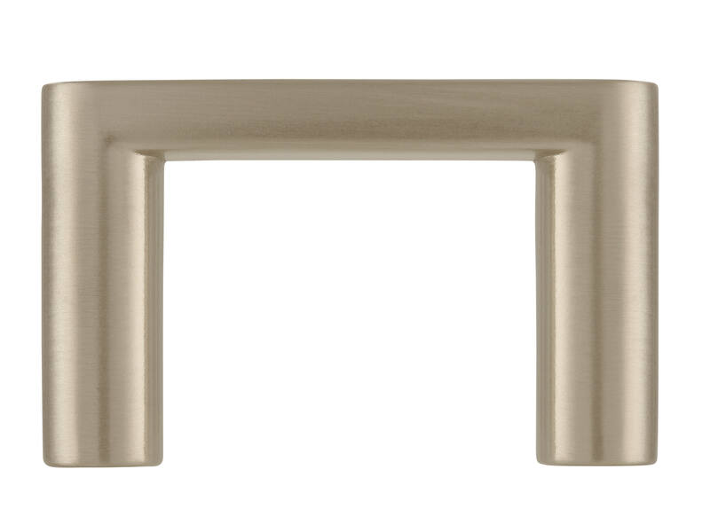 Meubelgreep RVS look zamac U-model 32mm 40x8x24mm