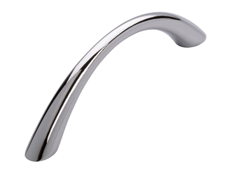Meubelgreep chroom boog 96mm 113x11x27mm