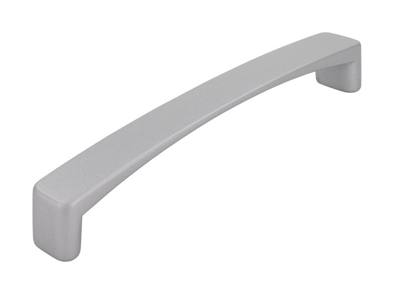 Meubelgreep aluminium look 128mm 136x16x23mm