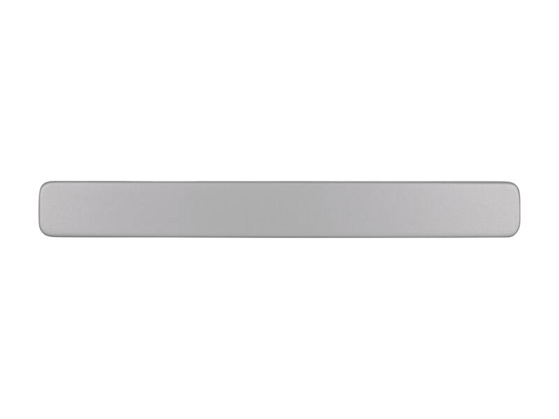 Meubelgreep aluminium look 128mm 136x16x23mm