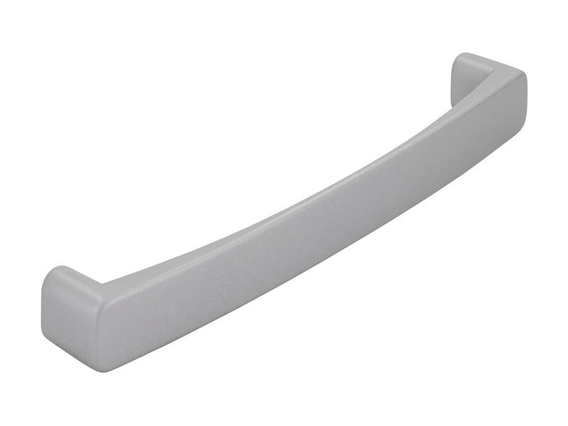 Meubelgreep aluminium look 128mm 136x16x23mm