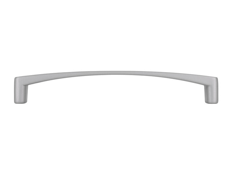 Meubelgreep aluminium look 128mm 136x16x23mm