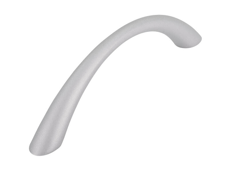 Meubelgreep aluminium look boog 96mm 113x11x27mm