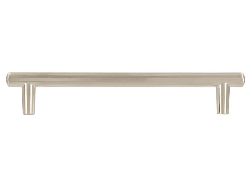 Meubelgreep RVS look T-model 128mm 157x10x28mm