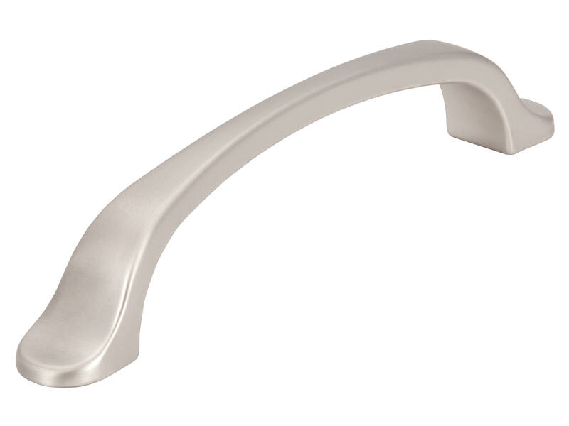 Meubelgreep RVS look 96mm versmald 118x15x25mm