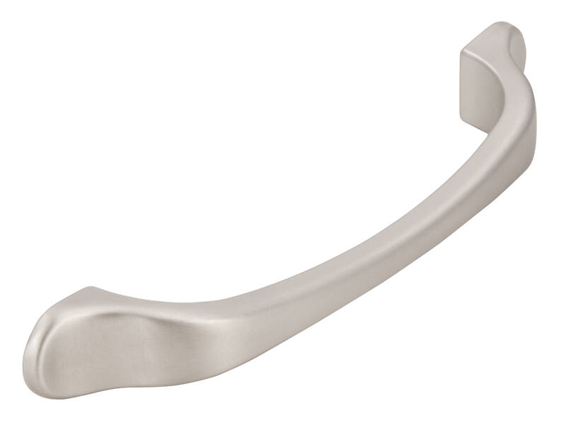 Meubelgreep RVS look 96mm versmald 118x15x25mm