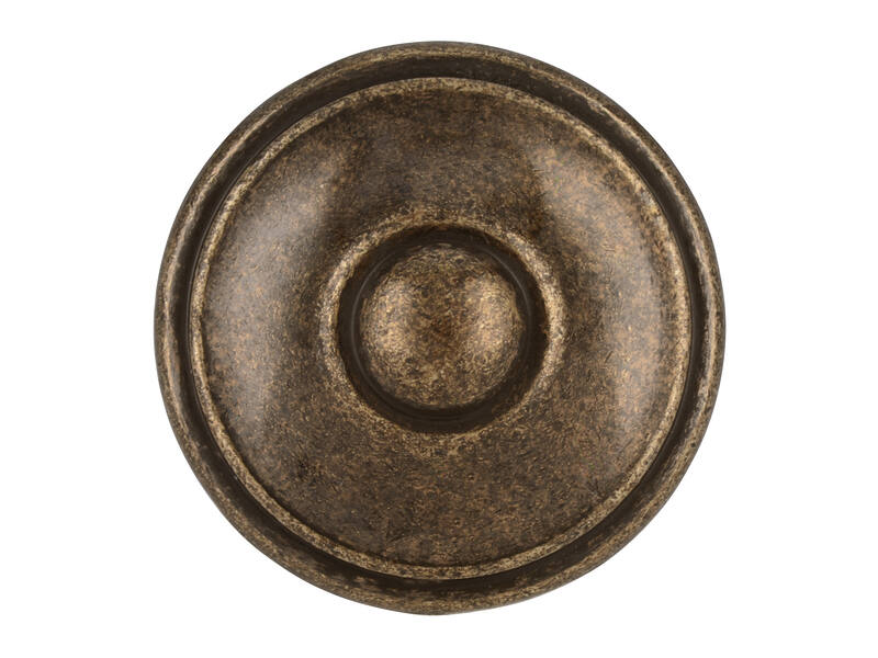 Meubelknoppen brons look 31mm 2 stuks 31x31x29mm