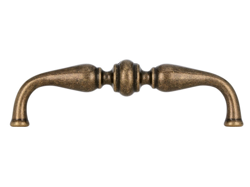 Meubelgrepen brons look 96mm 2 stuks 105x17x30mm