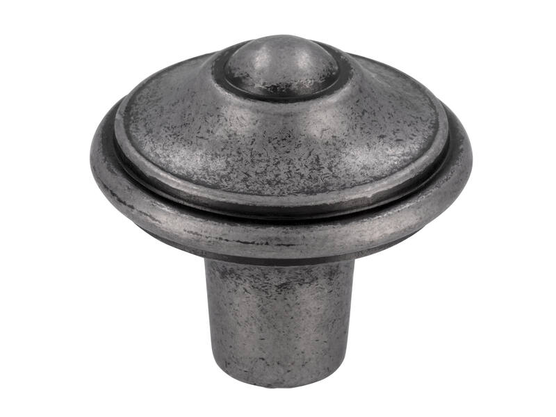 Meubelknoppen tin look 31mm 2 stuks 31x31x29mm