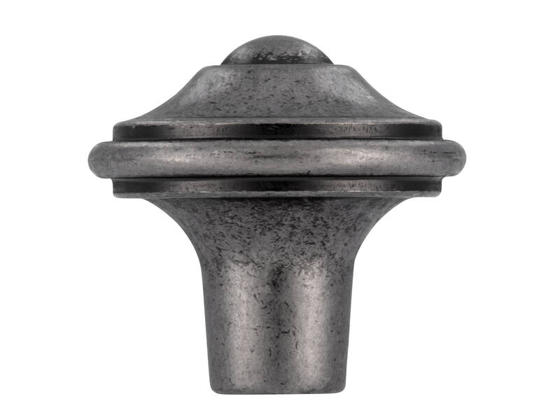 Meubelknoppen tin look 31mm 2 stuks 31x31x29mm