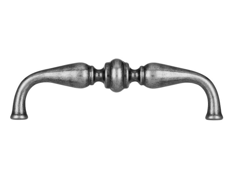Meubelgrepen tin look 96mm 2 stuks 105x17x30mm