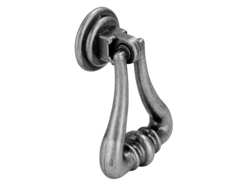 Meubeltrekker tin look 55mm 2 stuks 55x36x21mm
