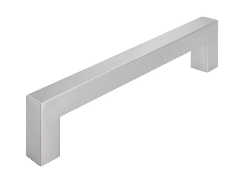 Meubelgreep RVS vierkant 160mm 175x15x40mm