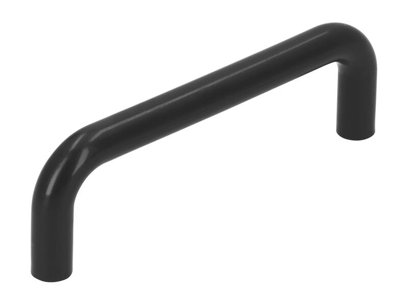 Meubelgrepen zwart kunststof 96mm 2 stuks 106x10x34mm