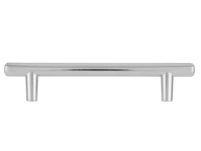 Meubelgreep chroom T-model 96mm 135x10x27mm