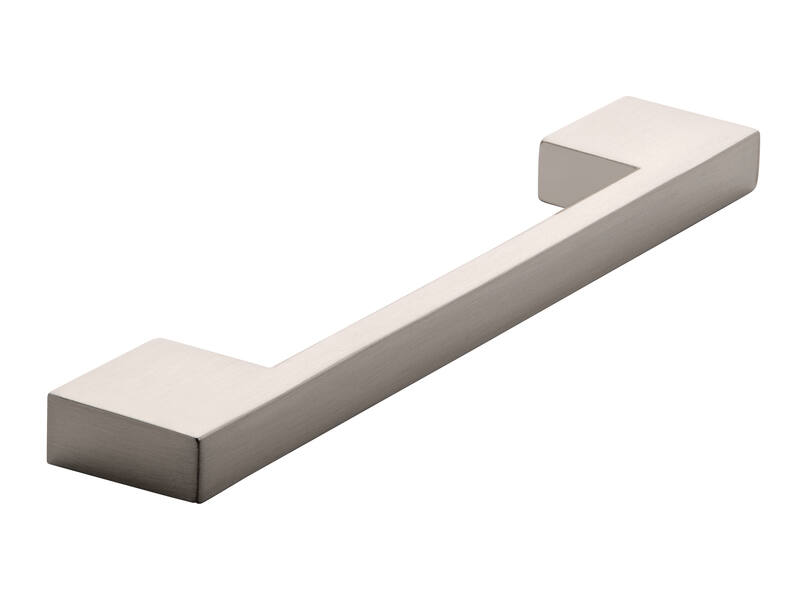 Meubelgreep RVS look 128mm 185x13x30mm