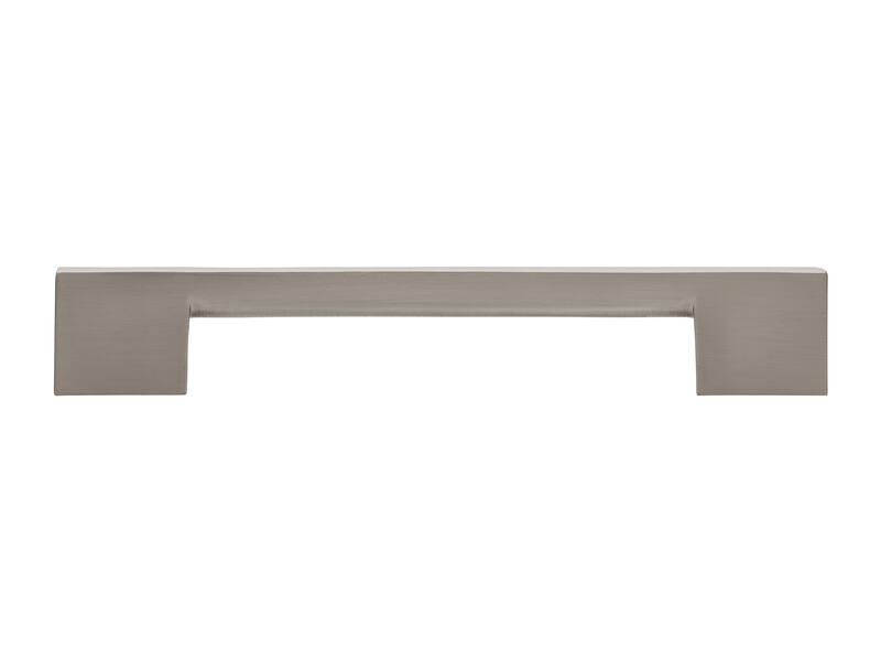 Meubelgreep RVS look 128mm 185x13x30mm