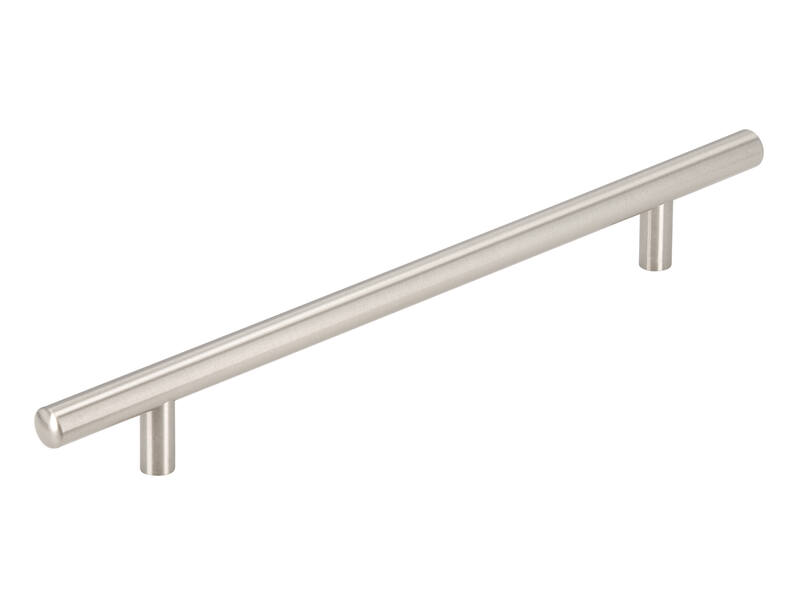 Meubelgreep RVS look T-model 192mm 272x12x32mm