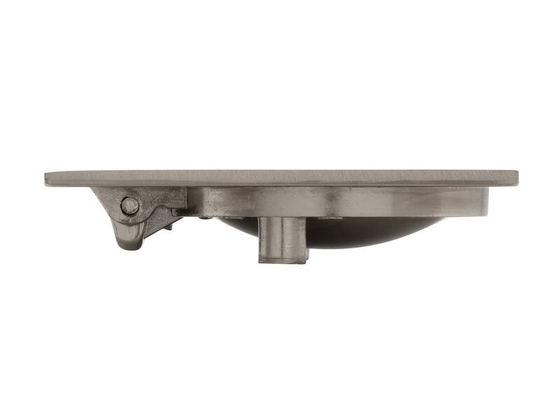 Luikring RVS look zamac 60x47x12mm