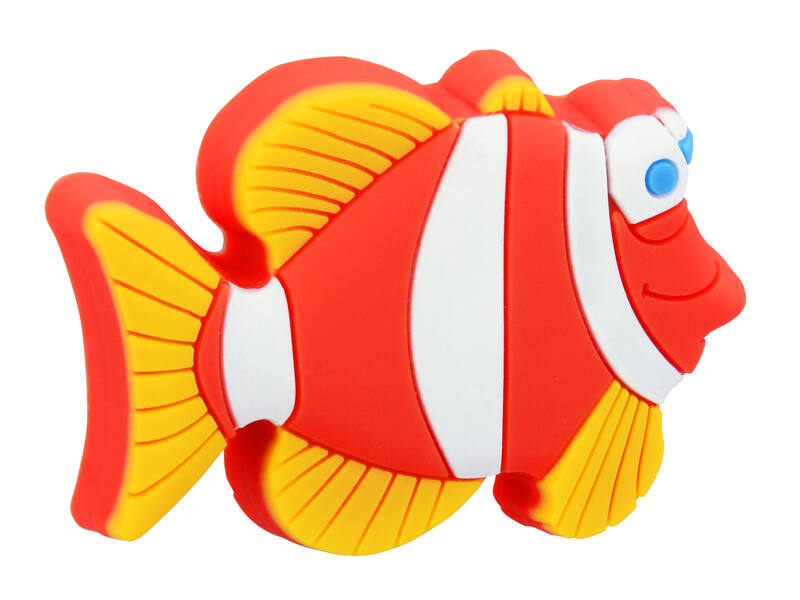 Meubelknop oranje Nemo 55x39x25mm