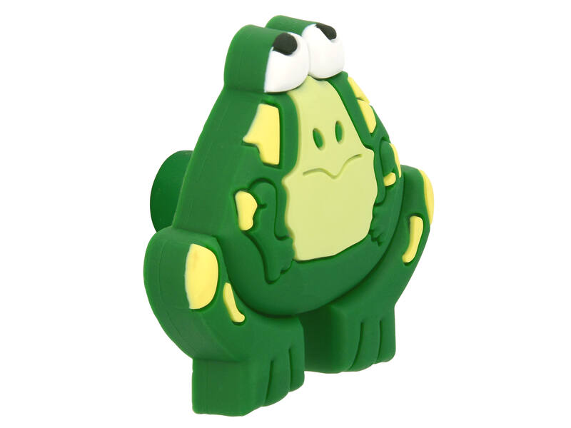 Meubelknop groen kikker 52x48x26mm
