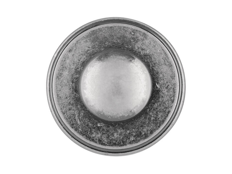 Meubelknop oud zilver look zamac 30mm 30x30x28mm
