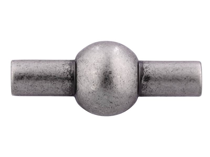 Meubelknop ijzer Chemin de Fer 50mm 50x20x40mm