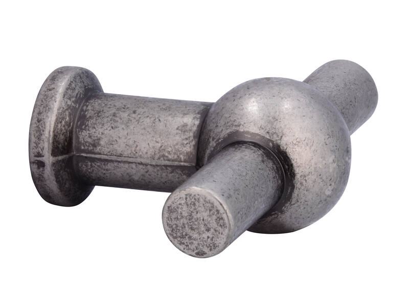 Meubelknop ijzer Chemin de Fer 50mm 50x20x40mm