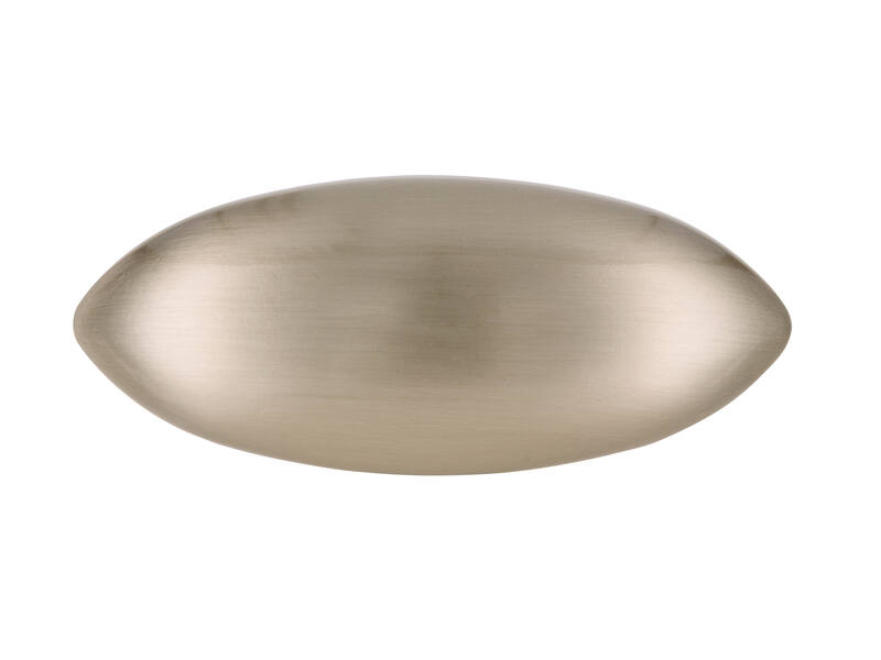 Meubelknop RVS look olijf 38mm 38x16x30mm